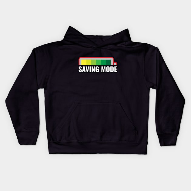 Saving mode Kids Hoodie by LAMUS